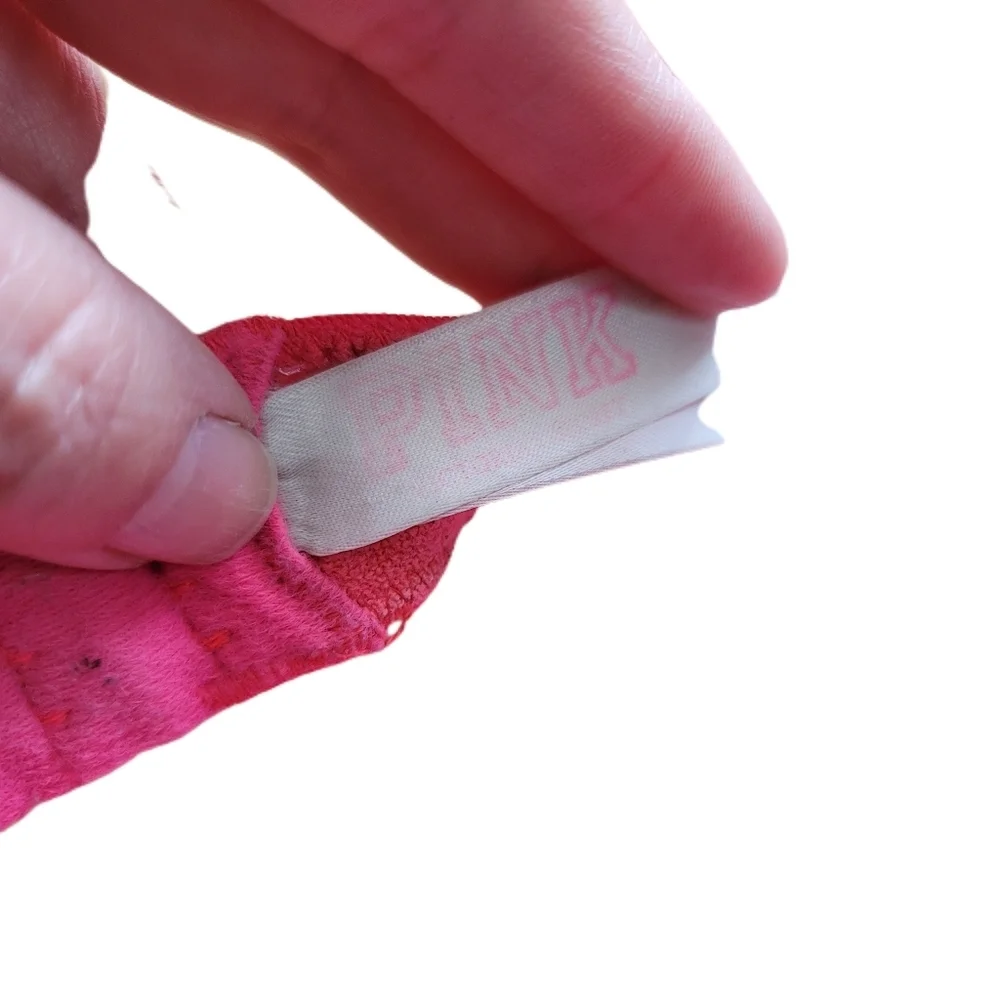 Victoria's Secret PINK Bra Size 32D Pink Strapless Padded Underwire - Picture 4 of 4